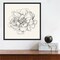 Pen and Ink Florals IV by Danhui Nai Canvas Wall Art Print Framed